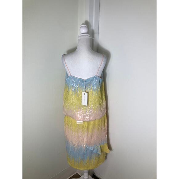 NWT Endless Rose Pastel Sequin Top and Skirt Set Sz S - Picture 2 of 3